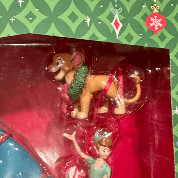 Disney Classics Mini Sketchbook Ornament 8-pc Set New in Box NWT Chirstmas Holid - Picture 6 of 8